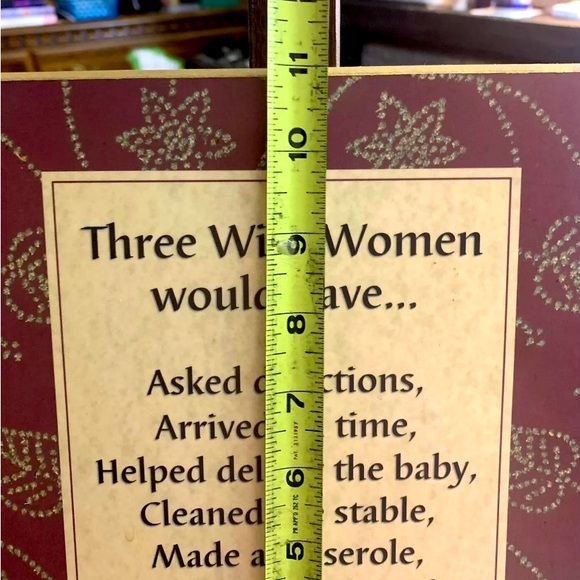 Three Wise Women Sign - Hobby Lobby Easel - Wall Hanger, Pre-Owned - Picture 3 of 8